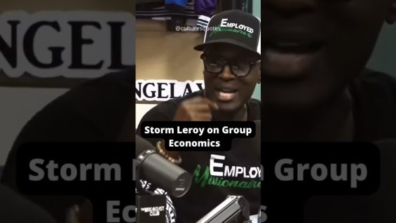 Group Economics Explained- Storm Leroy 🎤.                    #shorts #finance