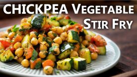 Healthy Chickpea Recipe for a Vegetarian and Vegan Diet | Chickpea Vegetable Stir Fry