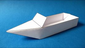 How to Make a Paper Boat that Floats – Paper Speed Boat
