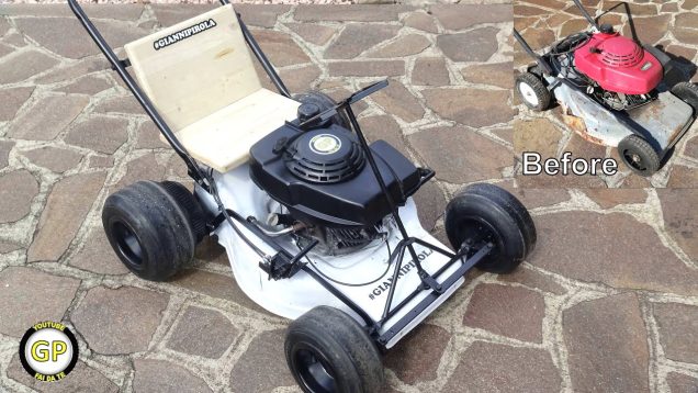 Make a Go-kart with Lawn Mower – Diy Toys