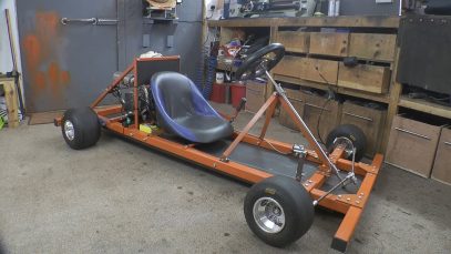 Making a Motorised Go Cart with NO WELDER and simple tools #1 – Chassis/Engine
